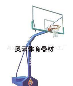 沧州奥运体育器材制造户外篮球架凹箱移动篮球架